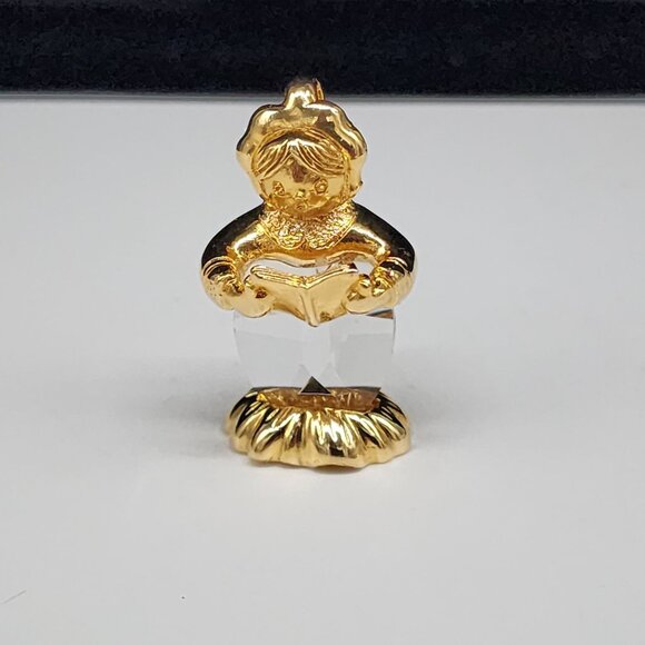 Swarovski Trimline Crystal Figural Pendant Caroler Hanging Ornament 1983 VTG - Picture 4 of 10